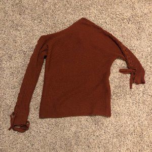 NWOT- Chunky off-the-shoulder knit sweater